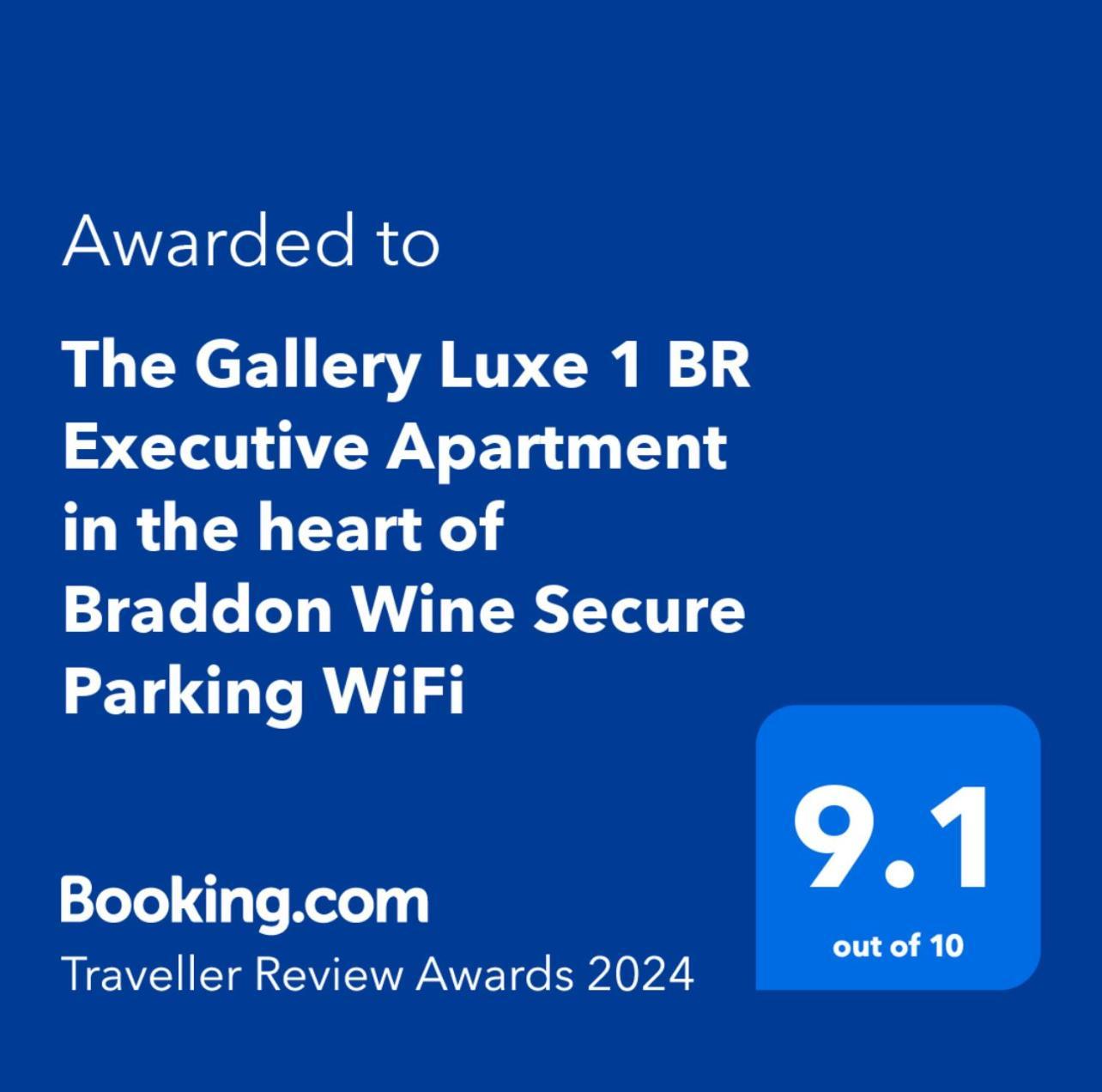 The Gallery Luxe 1 Bedroom Executive Apartment In The Heart Of Braddon Wine Secure Parking Wifi 캔버라 외부 사진